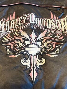 Harley Davidson Tempest Leather Jacket petite Small